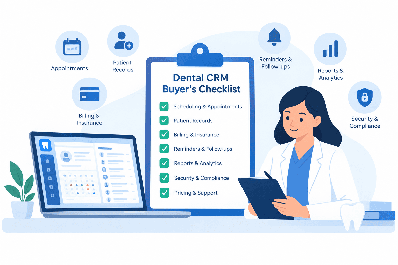 How to Choose the Right Dental CRM Software: A Complete Buyer's Checklist